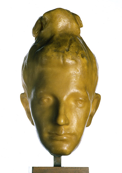 Manzù's wax head