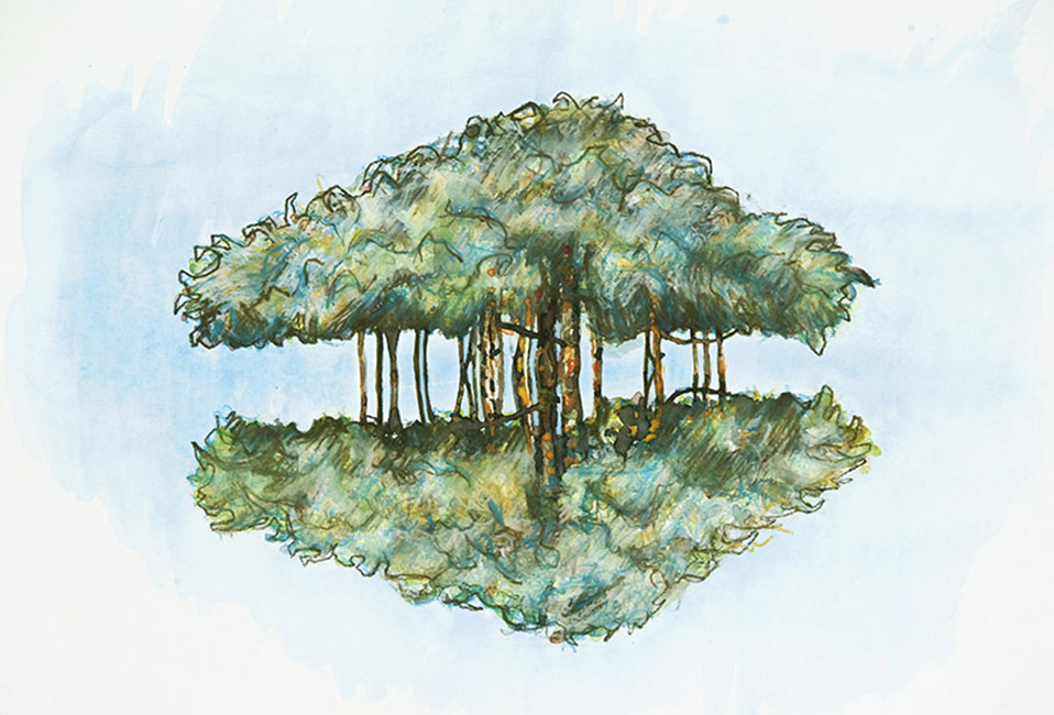 The Banyan Tree, original painting
