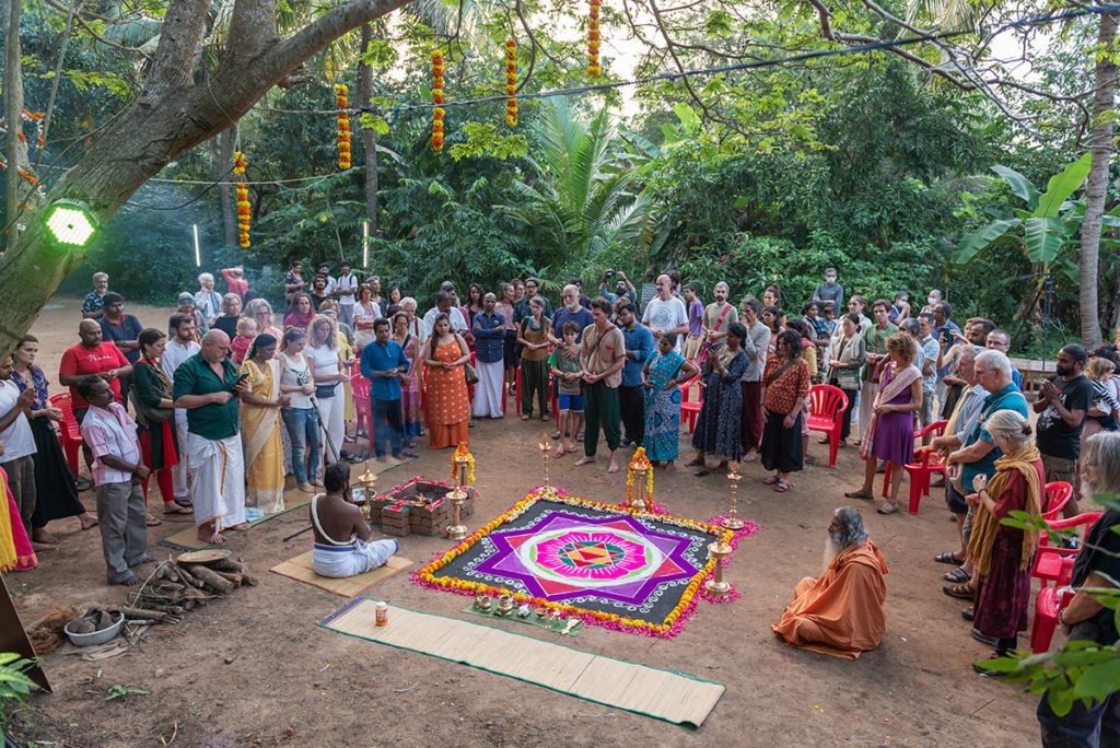 Celebrating Puja